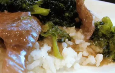 Delicious Homemade Beef Teriyaki Recipe