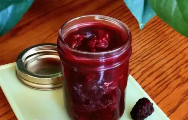 Delicious Homemade Blackberry Compote Sauce Recipe