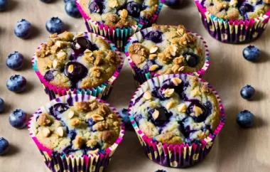 Delicious homemade blueberry streusel muffins recipe