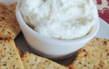 Delicious Homemade Boursin-Style Cheese Spread Recipe