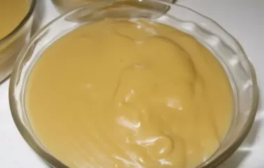 Delicious Homemade Butterscotch Pudding Recipe