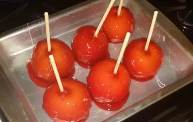 Delicious Homemade Candied Apples Recipe
