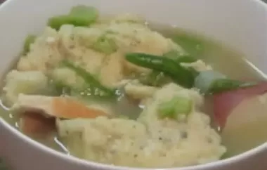 Delicious Homemade Chicken Dumpling Soup Recipe