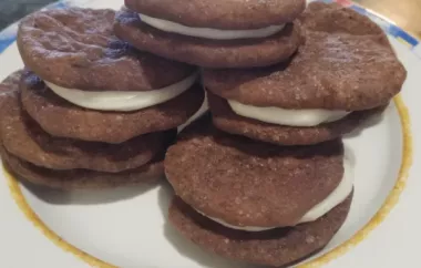 Delicious Homemade Chocolate Sandwich Cookies