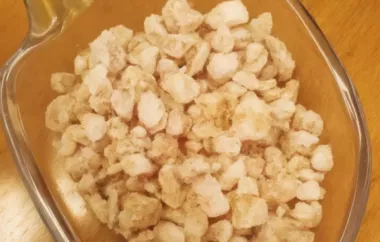 Delicious Homemade Crystallized or Candied Ginger Recipe