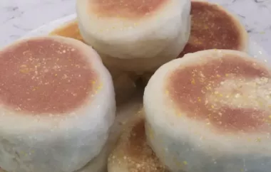 Delicious Homemade English Muffins Recipe