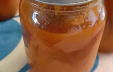 Delicious Homemade Fresh Spiced Peach Jam Recipe