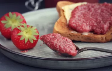 Delicious Homemade Fresh Strawberry Chia Jam Recipe