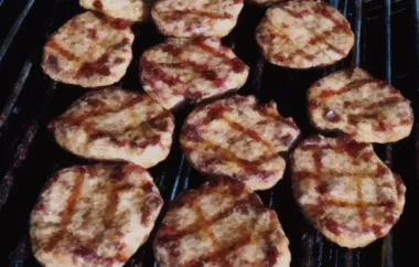 Delicious Homemade Grilled Breakfast Sausage Patties