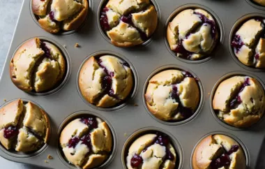 Delicious Homemade Jam Muffins Recipe