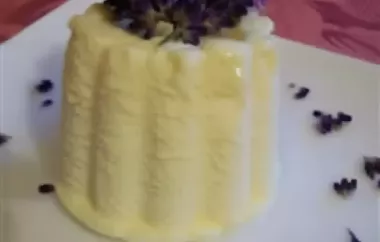 Delicious Homemade Lavender Ice Cream