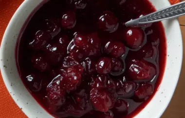 Delicious Homemade Maple Syrup Cranberry Sauce Recipe