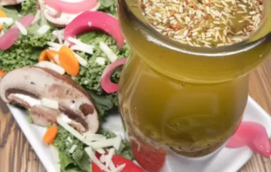 Delicious Homemade Mediterranean Salad Dressing to Enhance Your Salads