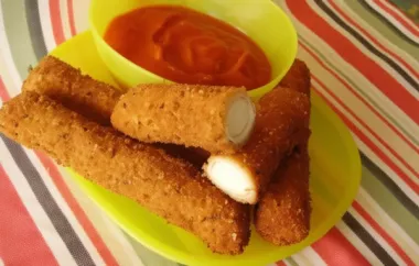 Delicious Homemade Mozzarella Sticks Recipe