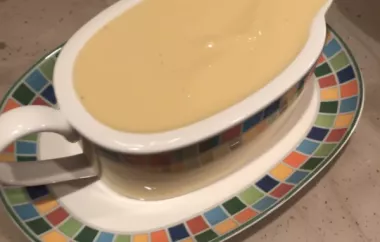 Delicious Homemade Mustard Sauce Recipe
