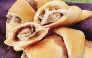 Delicious Homemade Nutella Crescent Rolls