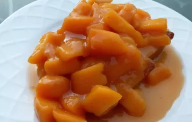 Delicious Homemade Peach Sauce Recipe
