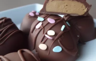 Delicious Homemade Peanut Butter Easter Eggs