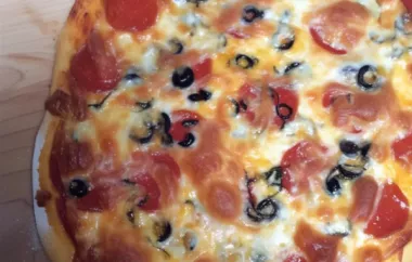 Delicious Homemade Pepperoni Pizza Recipe