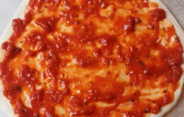 Delicious Homemade Pizza Sauce Recipe