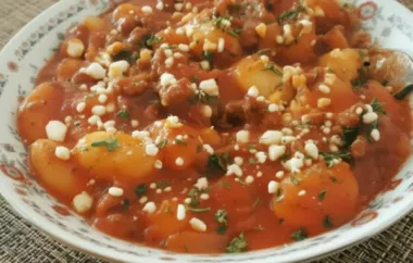 Delicious Homemade Potato Gnocchi Recipe