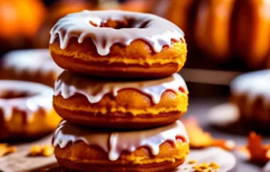 Delicious Homemade Pumpkin Donuts
