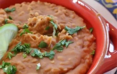 Delicious Homemade Refried Beans in Minutes