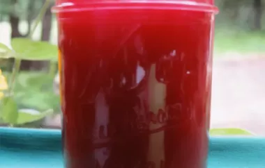 Delicious Homemade Rhubarb-Cherry Jelly Recipe