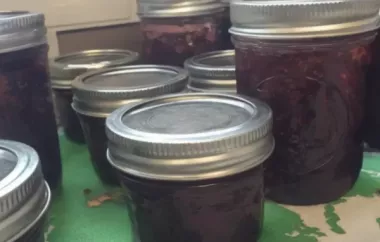 Delicious Homemade Sour Cherry Amaretto Jam