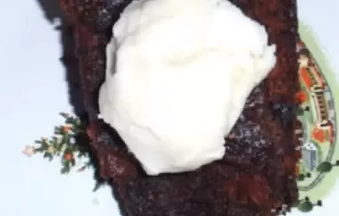 Delicious Homemade Sweet Figgy Pudding Recipe