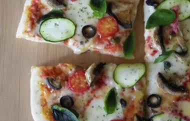 Delicious Homemade Veggie Pizza Recipe