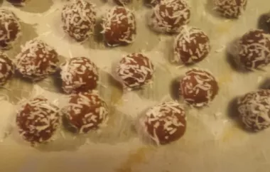 Delicious Hungarian Coconut Balls Recipe
