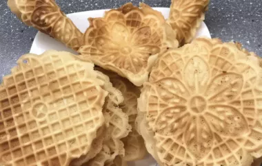 Delicious Hungarian Pizzelle Recipe