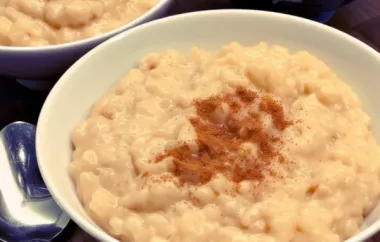 Delicious Instant Pot Creamy Vanilla Rice Pudding Recipe