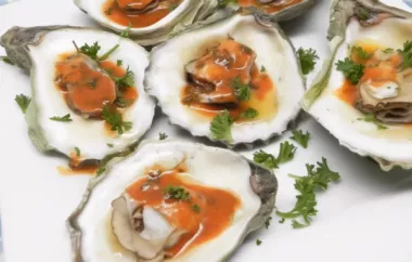 Delicious Instant Pot Fresh Steamed Oysters with Spicy Butter Recipe