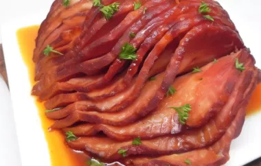 Delicious Instant Pot Honey Sriracha Glazed Ham