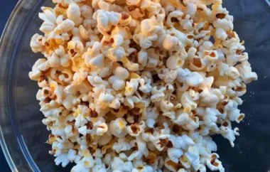 Delicious Instant Pot Popcorn Recipe