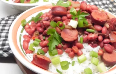 Delicious Instant Pot Red Beans and Rice with Sausage Recipe