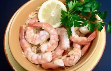 Delicious Instant Pot Shrimp Scampi Orzo Recipe