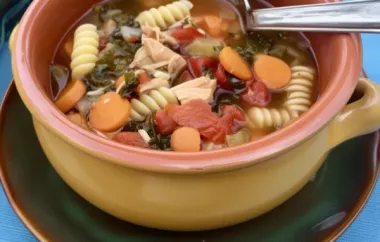 Delicious Instant Pot Turkey Soup with Pasta and Vegetables