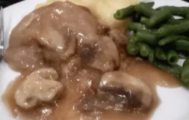 Delicious Italian Main Course: Scaloppine al Marsala