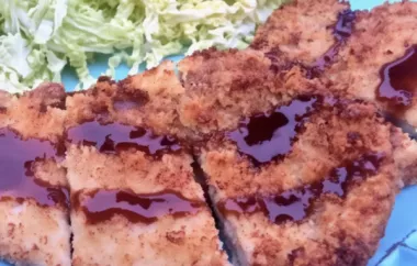 Delicious Japanese Air Fried Pork Tonkatsu Recipe