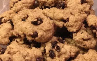 Delicious Jumbo Raisin Cookies Recipe