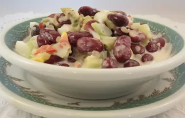 Delicious Kidney Bean and Sweet Pickle Salad Recipe