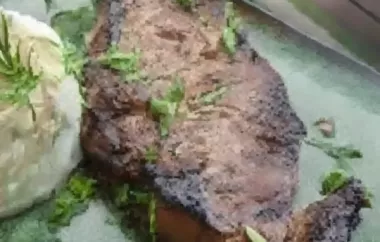 Delicious Korean Marinated Flank Steak