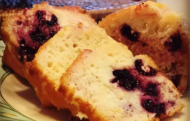 Delicious Lemon Black Raspberry Bread Recipe