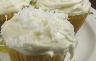 Delicious Lemon Coconut Cupcakes Recipe