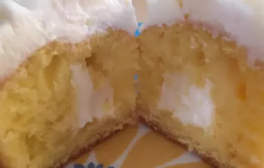 Delicious Lemon Filled Cupcakes Recipe