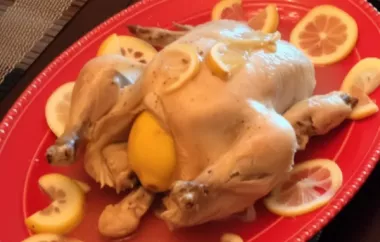 Delicious Lemon Roasted Chicken Recipe