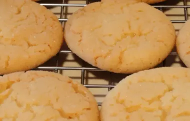 Delicious Lemon Sugar Tea Cookies Recipe